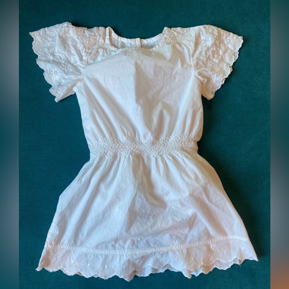Stella McCartney kids embroidered white dress size 5